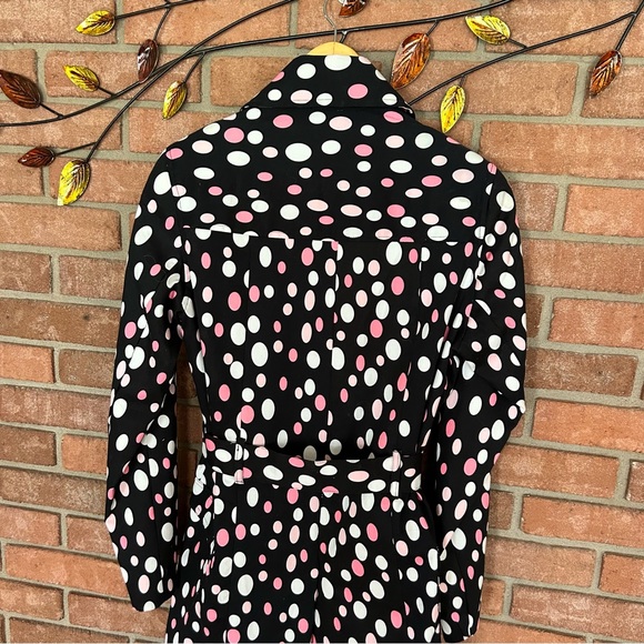 Polka-dot detailed trench style by Donna Rae size 4 - Picture 9 of 9